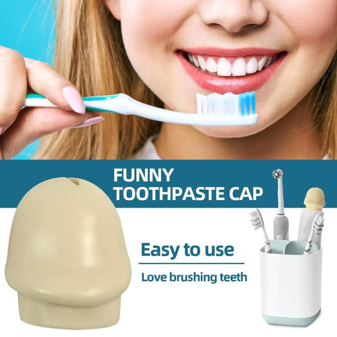 Toothpaste Penis Head Plastic Cover